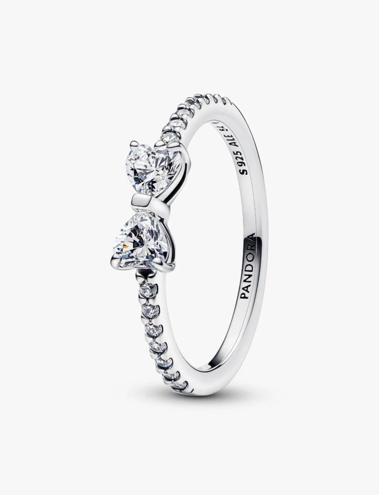 Pandora Sparkling White Bow